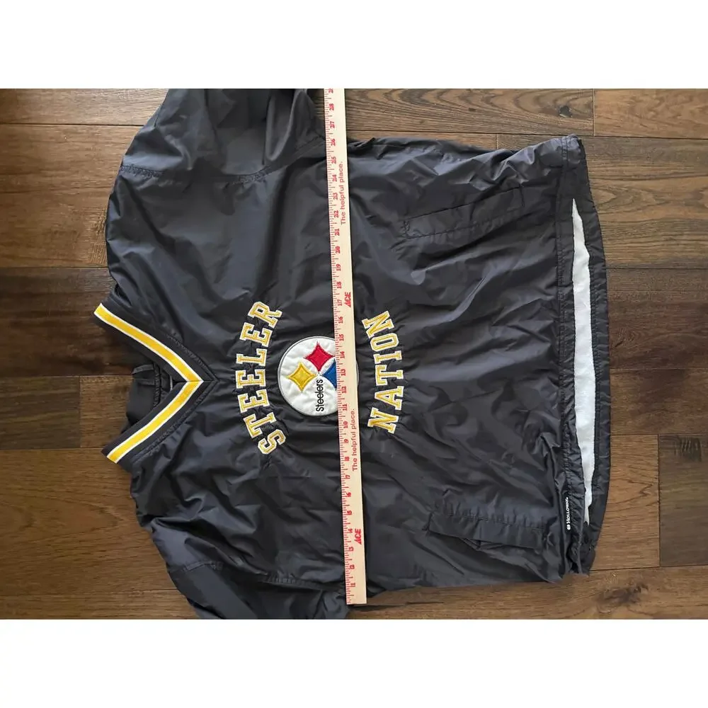 Vintage Holloway Steeler Nation Pittsburgh Steelers Pullover Jacket Size XL
